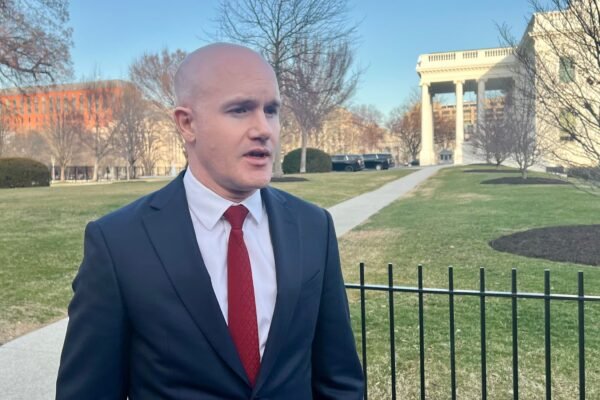 Coinbase CEO Brian Armstrong at the White House