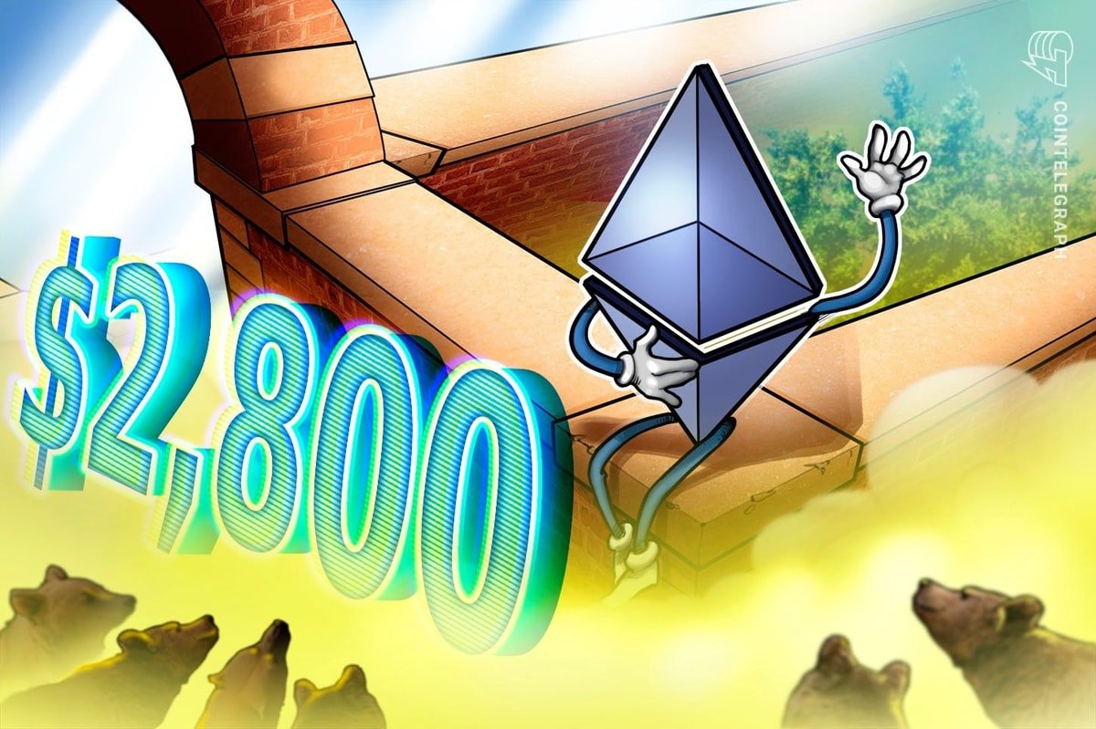 ETH Price Hits $2.8K But Options Traders are Bearish