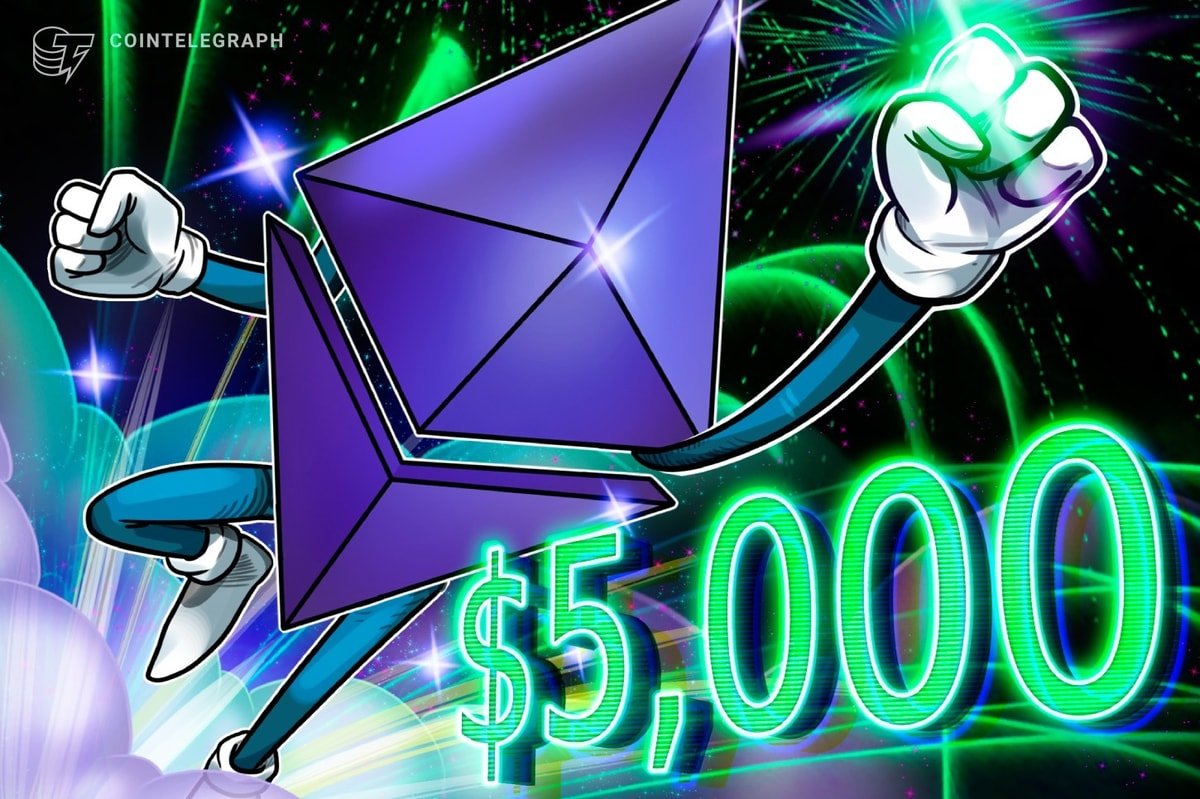 $5K ETH Price Possible Due To ETF Inflows, Treasuries
