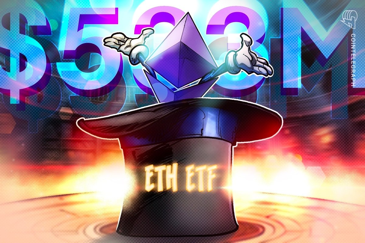 Spot Ether ETFs Add $533M, Extend 13-Day Inflow Streak