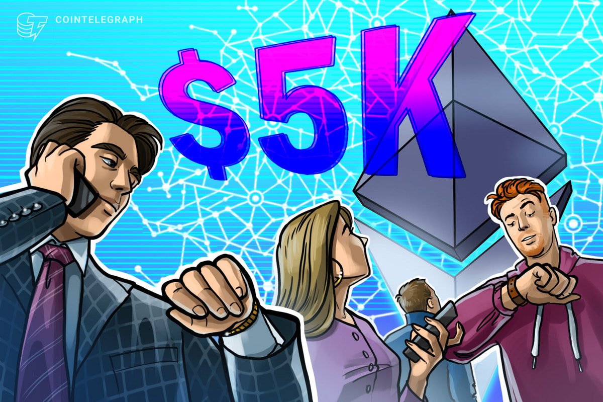 ETH Treks Toward $5K As Data Confirms Trend Change