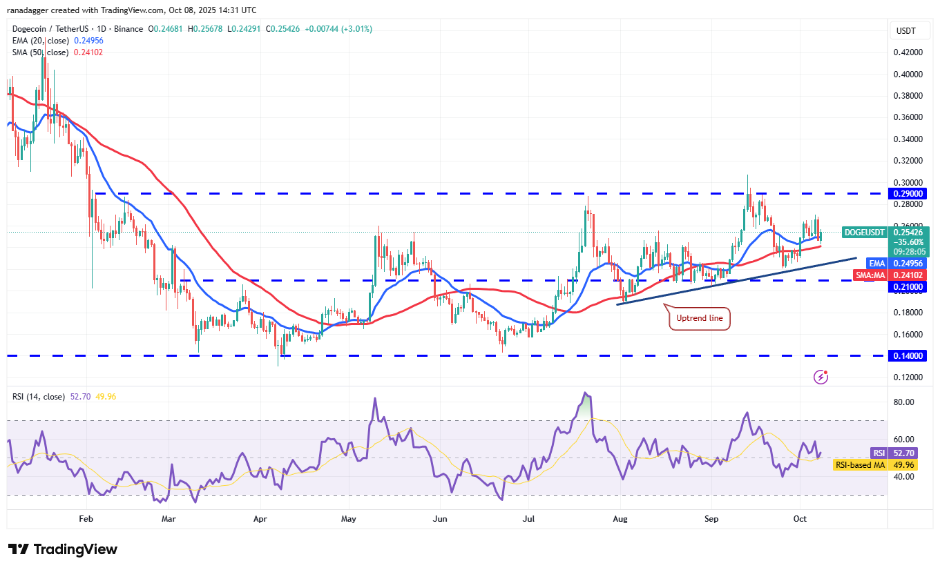Dogecoin, Cryptocurrencies, Bitcoin Price, XRP, Markets, Cryptocurrency Exchange, Cardano, Price Analysis, Binance Coin, Chainlink, Market Analysis, Ether Price, Solana, SUI