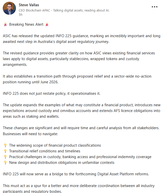 Australia, ASIC