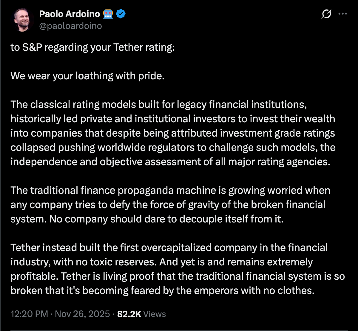 Tether, Stablecoin