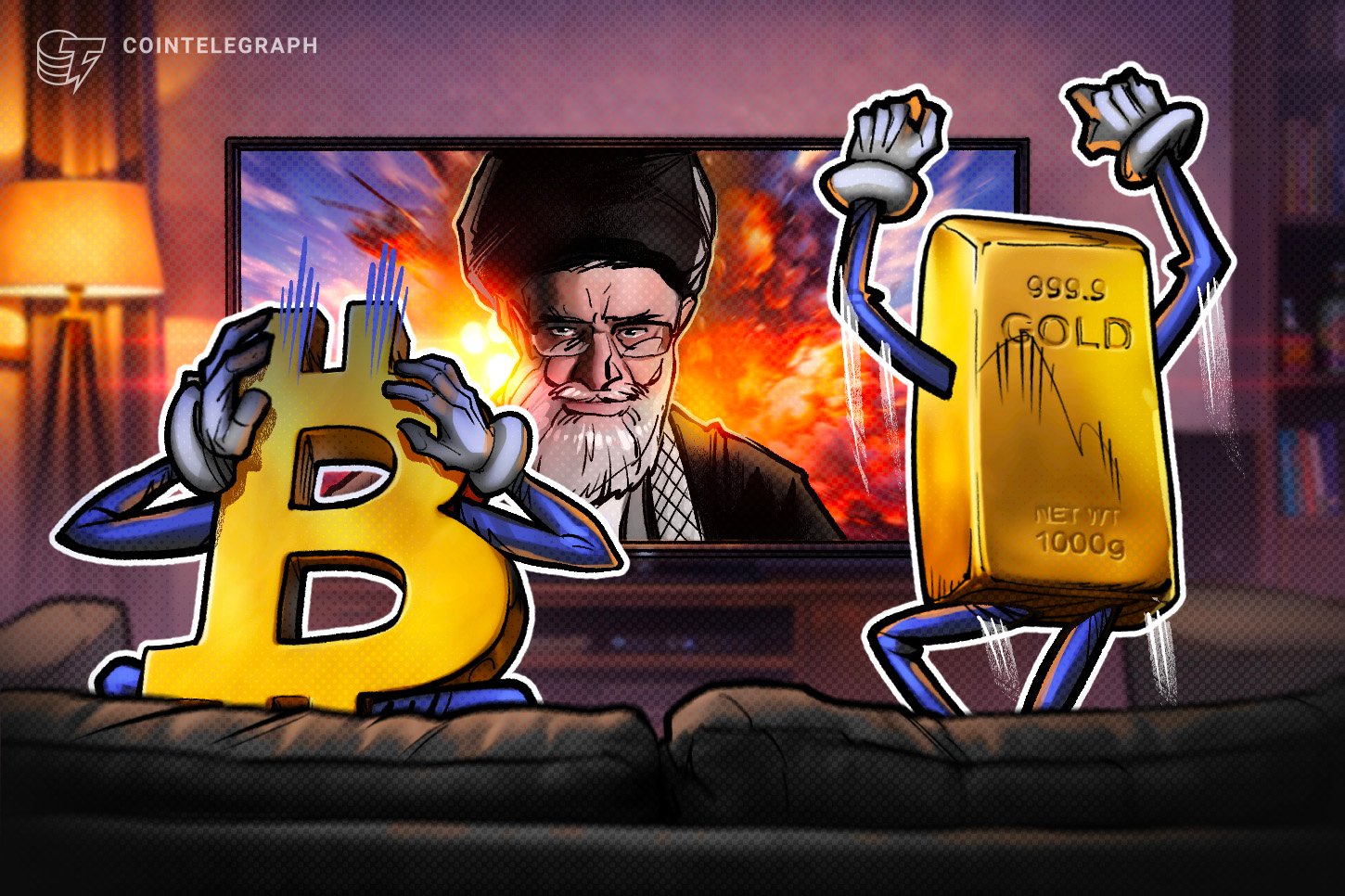 How Bitcoin and Gold Reacted Differently to the Iran War Shock