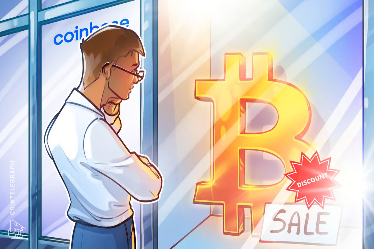 Bitcoin Trading at a 'Discount' on Coinbase: Is a Move to $76K Next for BTC?