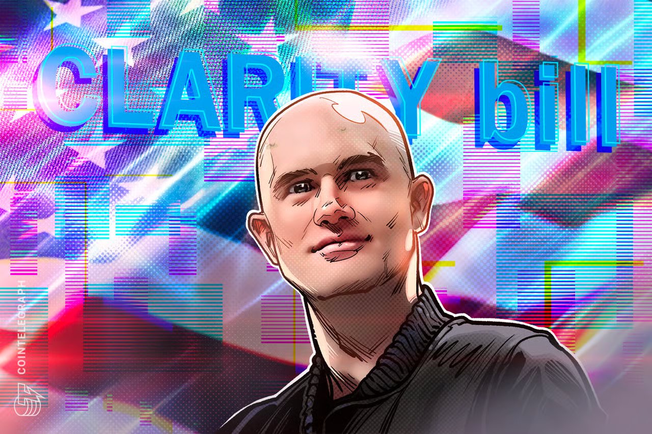 Coinbase CEO Brian Armstrong Says Clarity Act 'Closer Than Ever'